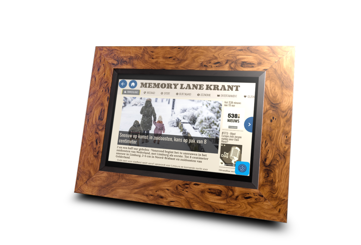 Audioangebote auf Memory Lane