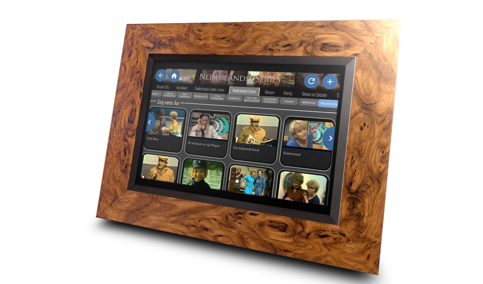 Videoauswahl auf Memory Lane